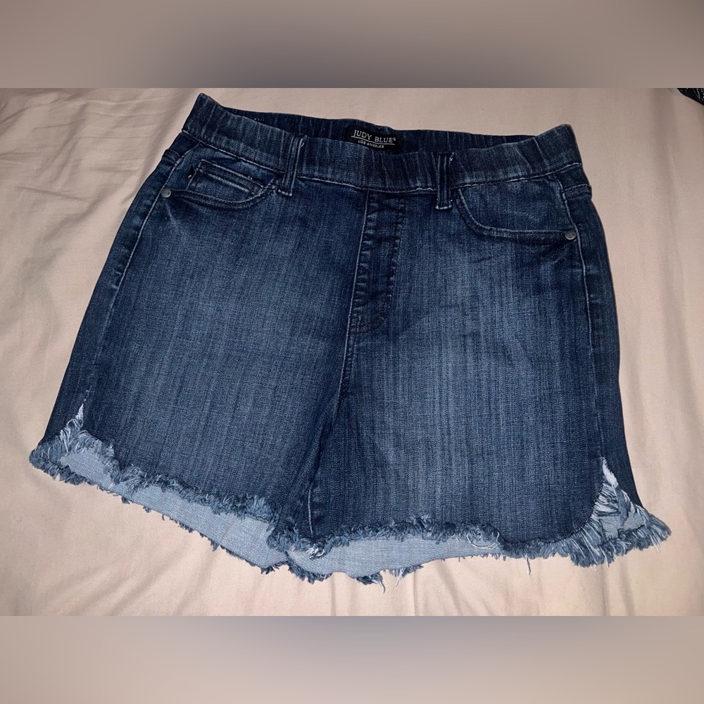Judy Blue Dark Wash Jean Shorts